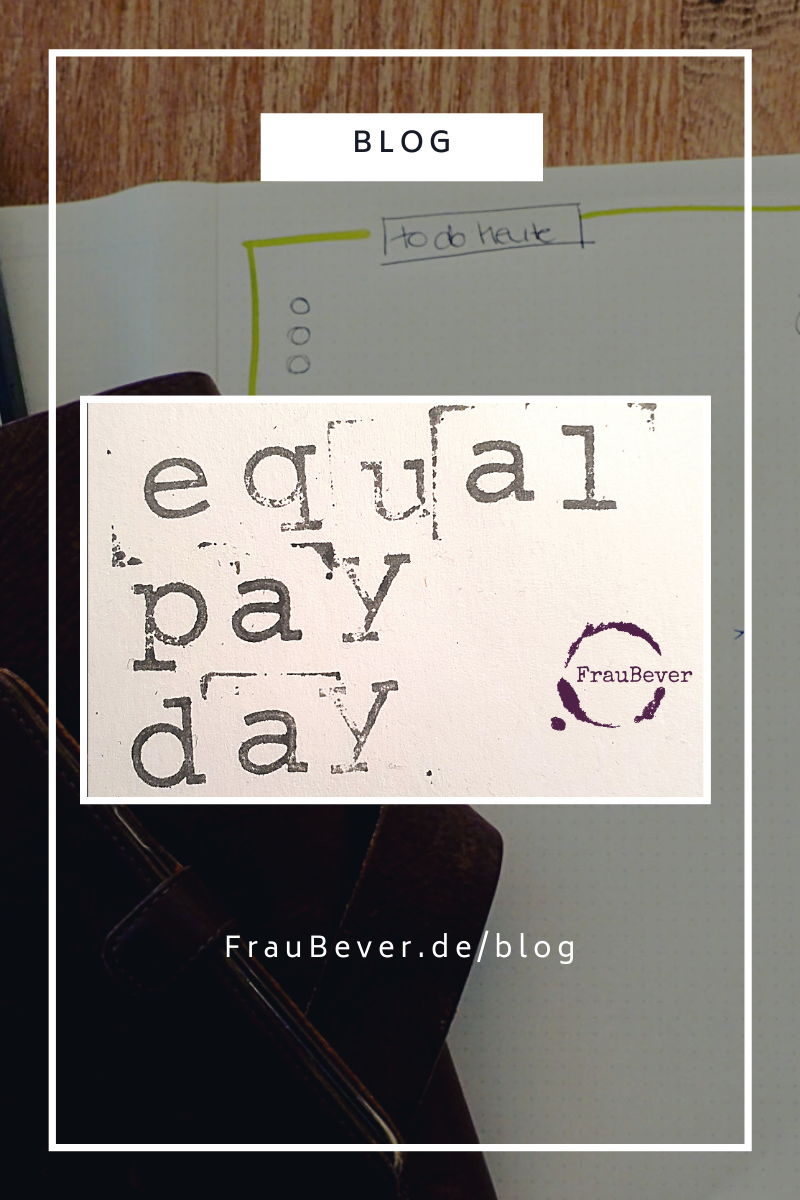 Beitragsbild mit Titel "equal pay day"